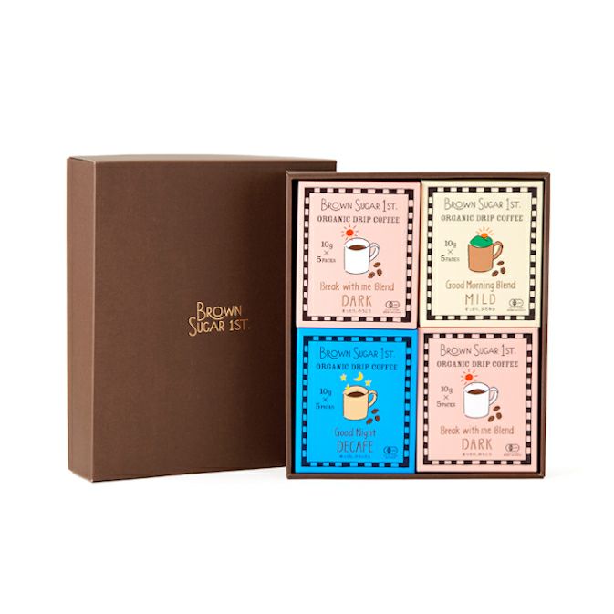 オーガニックドリップ コーヒーギフトセット | ブラウンシュガー